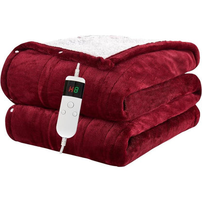 Manta térmica eléctrica ultrasuave con 10 niveles de calor