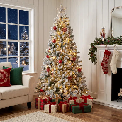 Árbol Nevada · 1.83 m con 250 luces LED