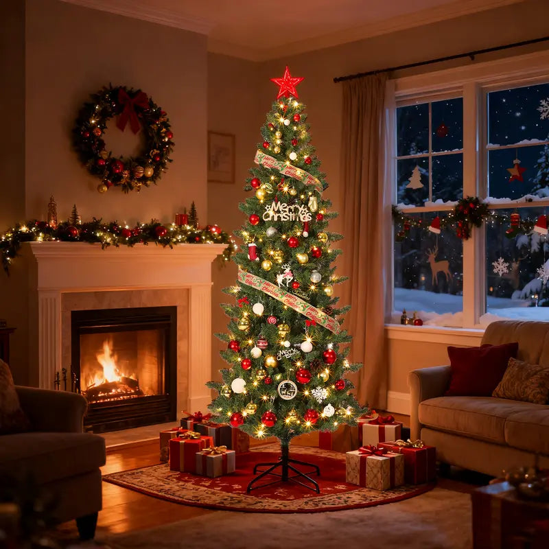 Árbol Aurora · Navidad con luces LED