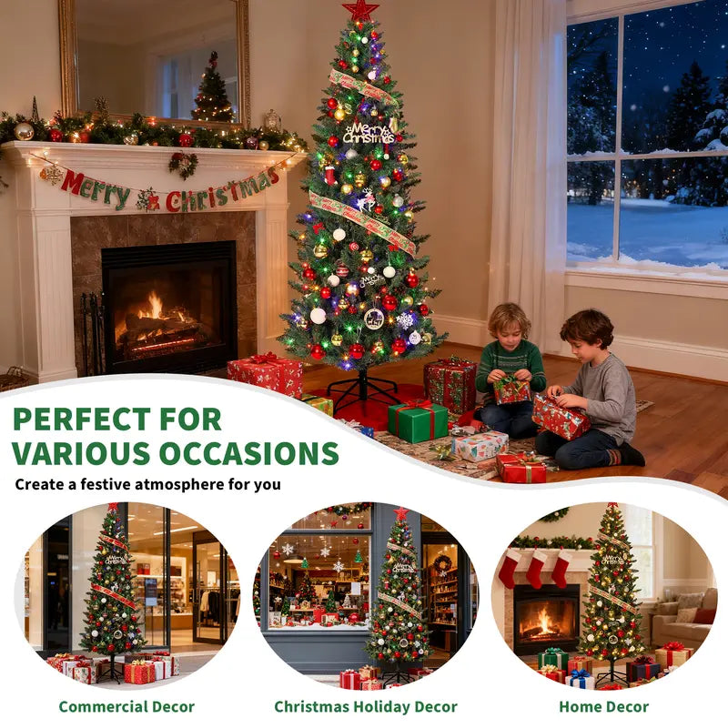 Árbol Aurora · Navidad con luces LED
